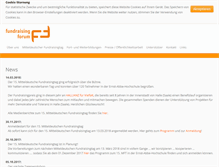 Tablet Screenshot of fundraisingforum.de